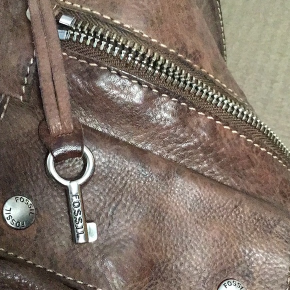 Womens Fossil Leather Cross body bag - Picture 7 of 7
